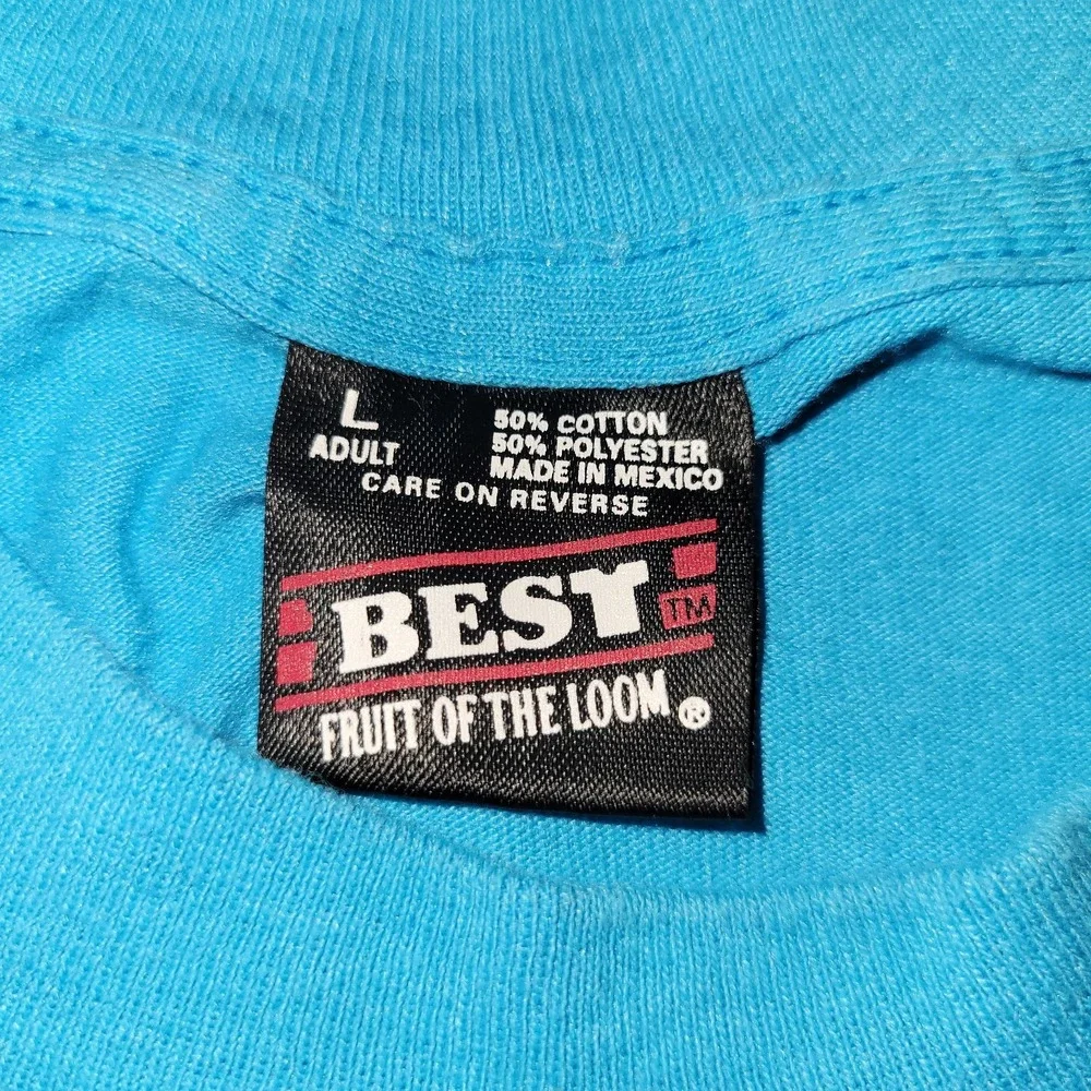 Vintage Bahamas Freeport Short Sleeve T-Shirt Size‎ Large Single Stitch Blue